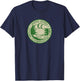 Civilian Conservation Corps CCC Logo Retro Outdoors 1930s T-Shirt - T-Shirt | Navy