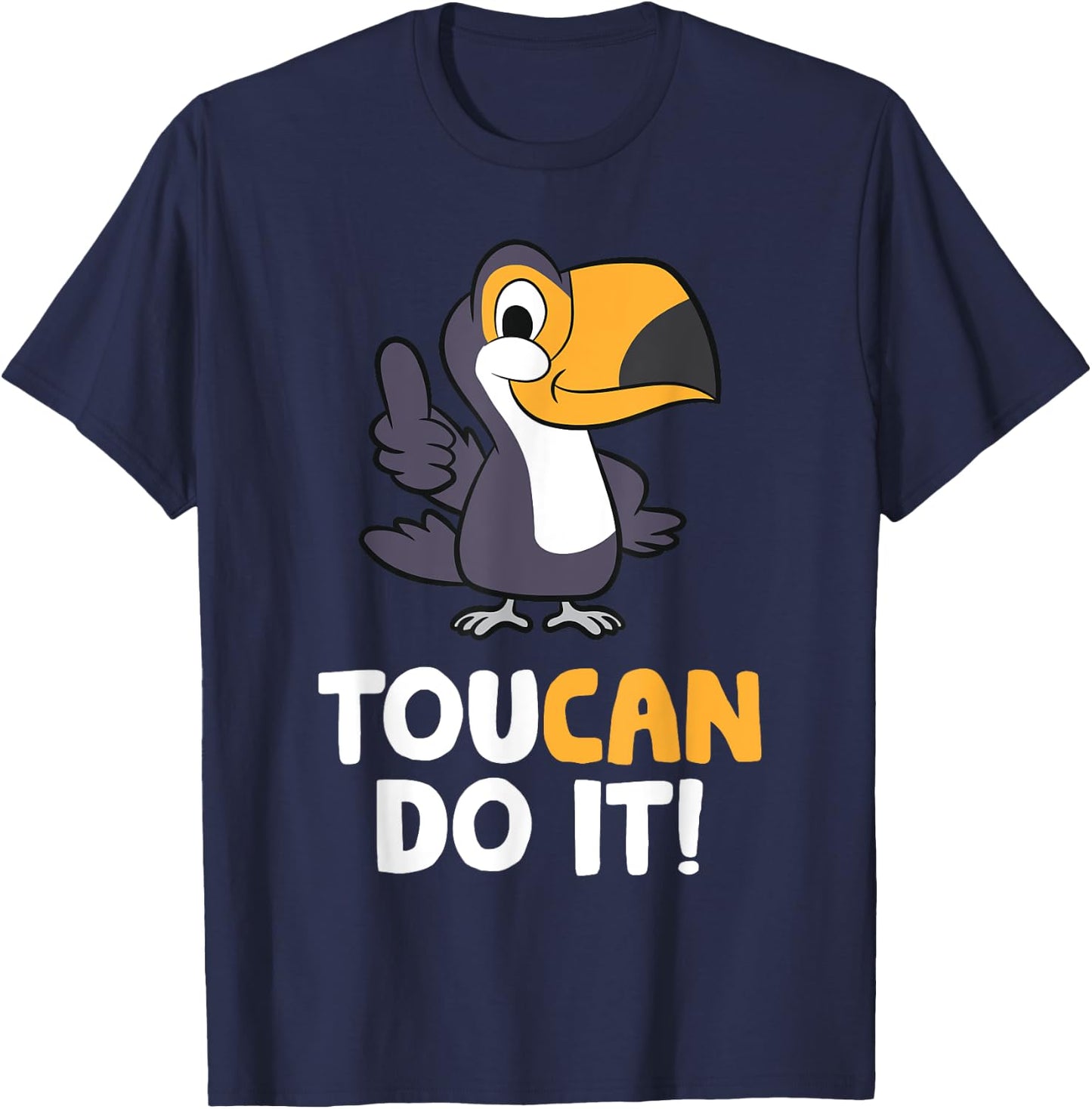 Toucan Do It Motivation Quote Cute Toucan T-Shirt - T-Shirt | Navy