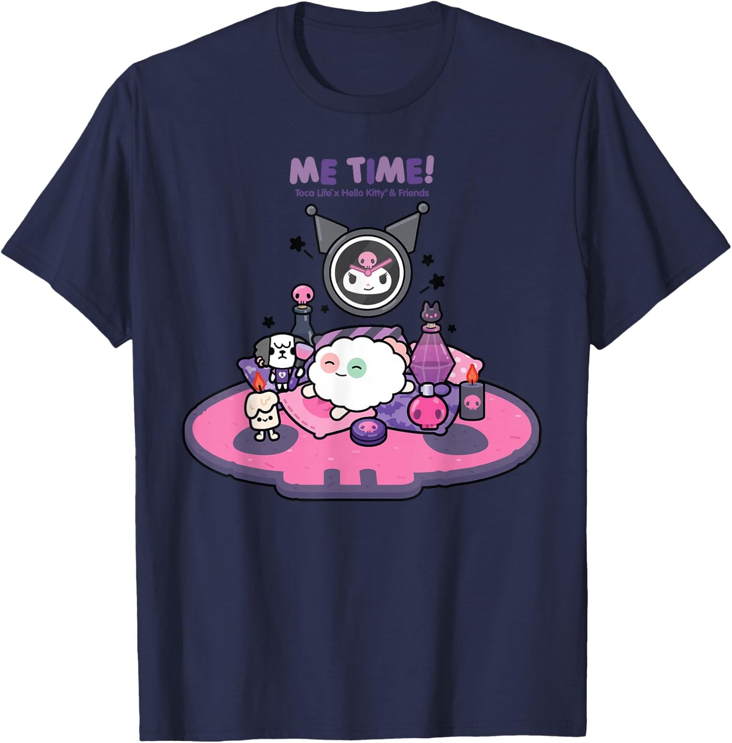 Toca Life x Hello Kitty & Friends ME TIME! T-Shirt - T-Shirt | Navy