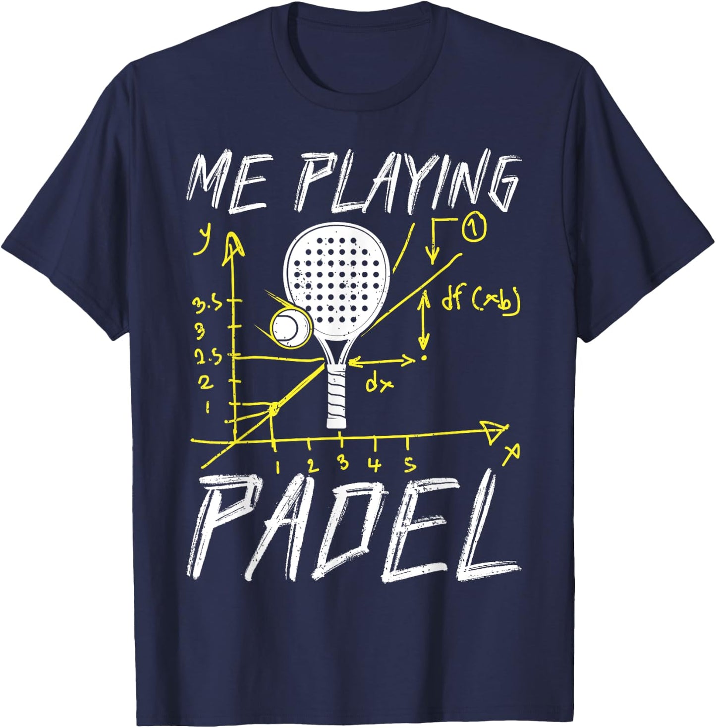 Me Playing Padel | Padel Tennis Funny Padel T-Shirt - T-Shirt | Navy