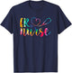 Tie Dye Emergency Nurse ER Nurse Emergency Nurse T-Shirt - T-Shirt | Navy