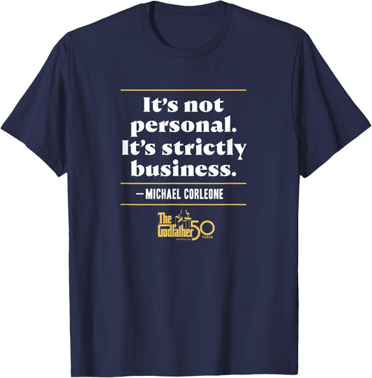 The Godfather - It's Not Personal T-Shirt - T-Shirt | Navy