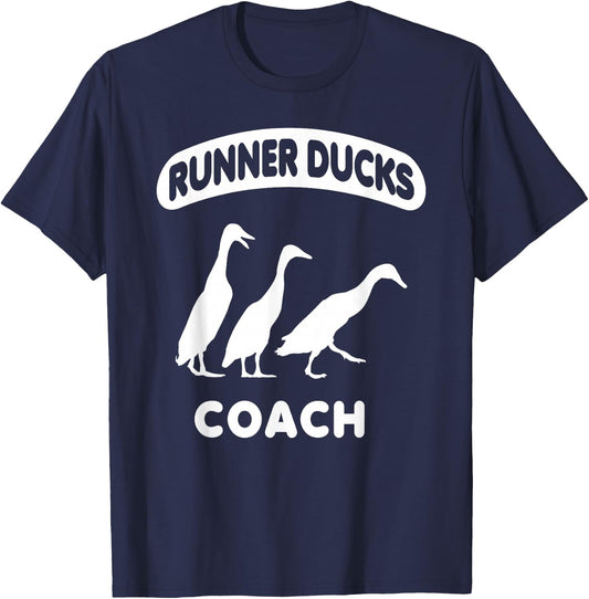 Runner Ducks Coach Indian Duck T-Shirt - T-Shirt | Navy