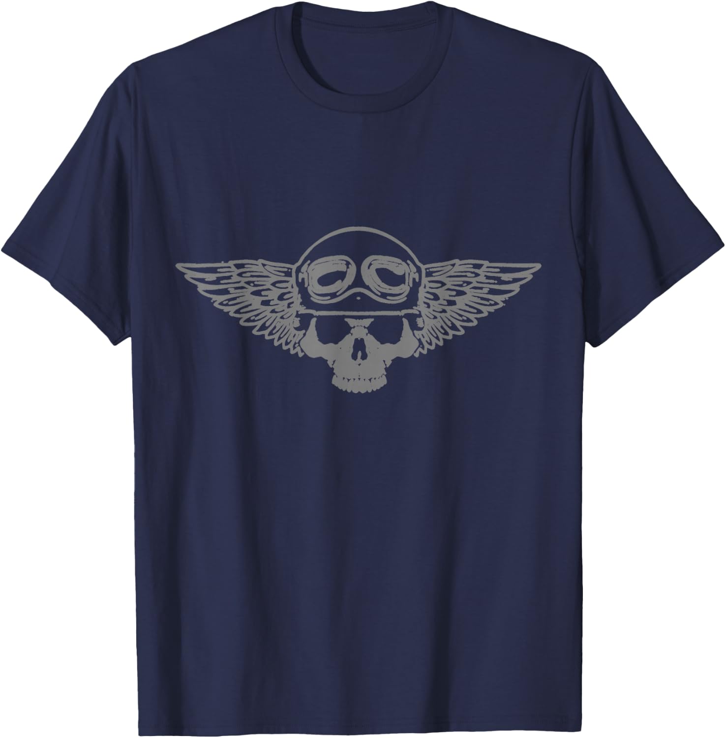 Biker Motorcycle Vintage T-Shirt - T-Shirt | Navy