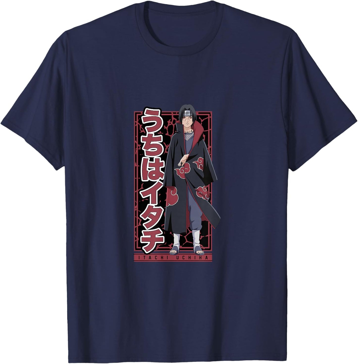 Naruto Shippuden Itachi Uchiha Small T-Shirt - T-Shirt | Navy