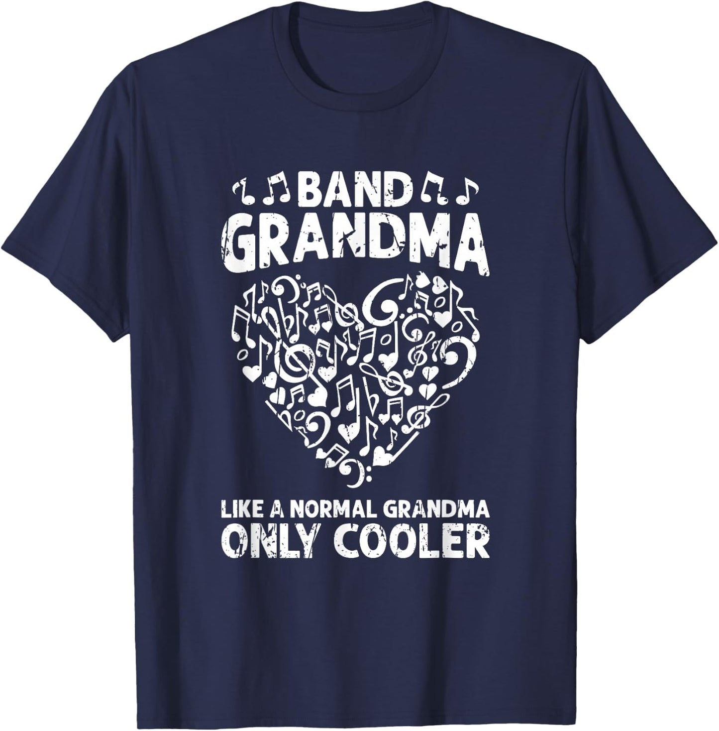 Band Grandma like a normal grandma only cooler - orchestra T-Shirt - T-Shirt | Navy