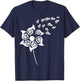 Dandelion French Horn Stuff for Hornist | French Horn T-Shirt - T-Shirt | Navy