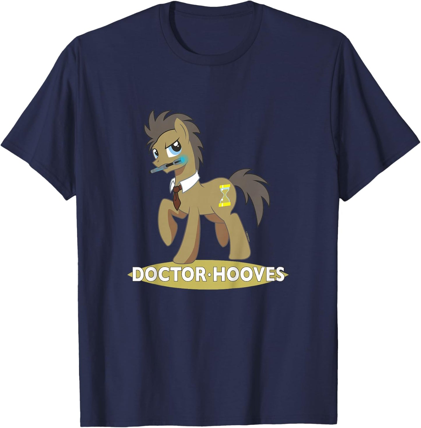 Kids My Little Pony: Friendship Is Magic Doctor Hooves Logo T-Shirt - T-Shirt | Navy