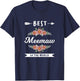 best meemaw in the world grandmother Grandma T-Shirt - T-Shirt | Navy