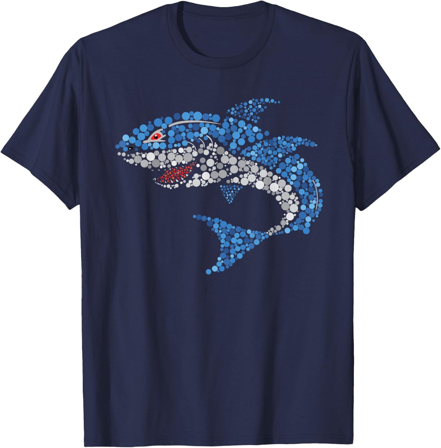Polka Dot Shark International Dot Day T-Shirt - T-Shirt | Navy