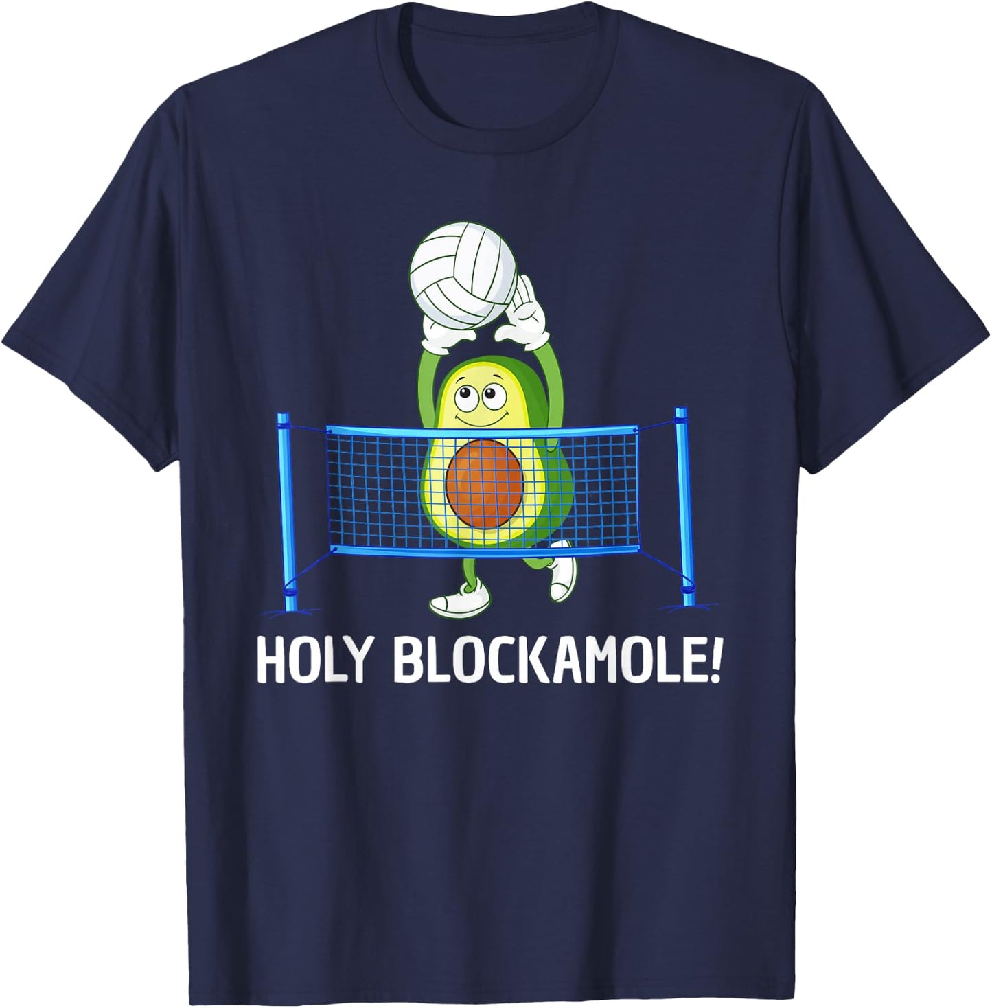 Funny Volleyball Design Women Volleyball Players T-Shirt - T-Shirt | Navy
