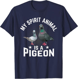 My Spirit Animal Is A Pigeon T-Shirt - T-Shirt | Navy