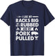 Cool Grilling Women Pork Rub Smoking Bbq Meat Smoker T-Shirt - T-Shirt | Navy