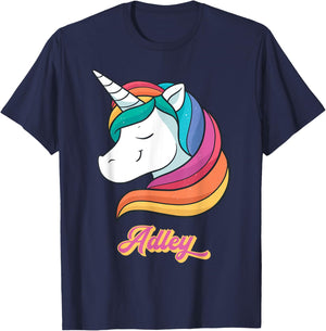 Adley Merch Unicorn Design T-Shirt - T-Shirt | Navy