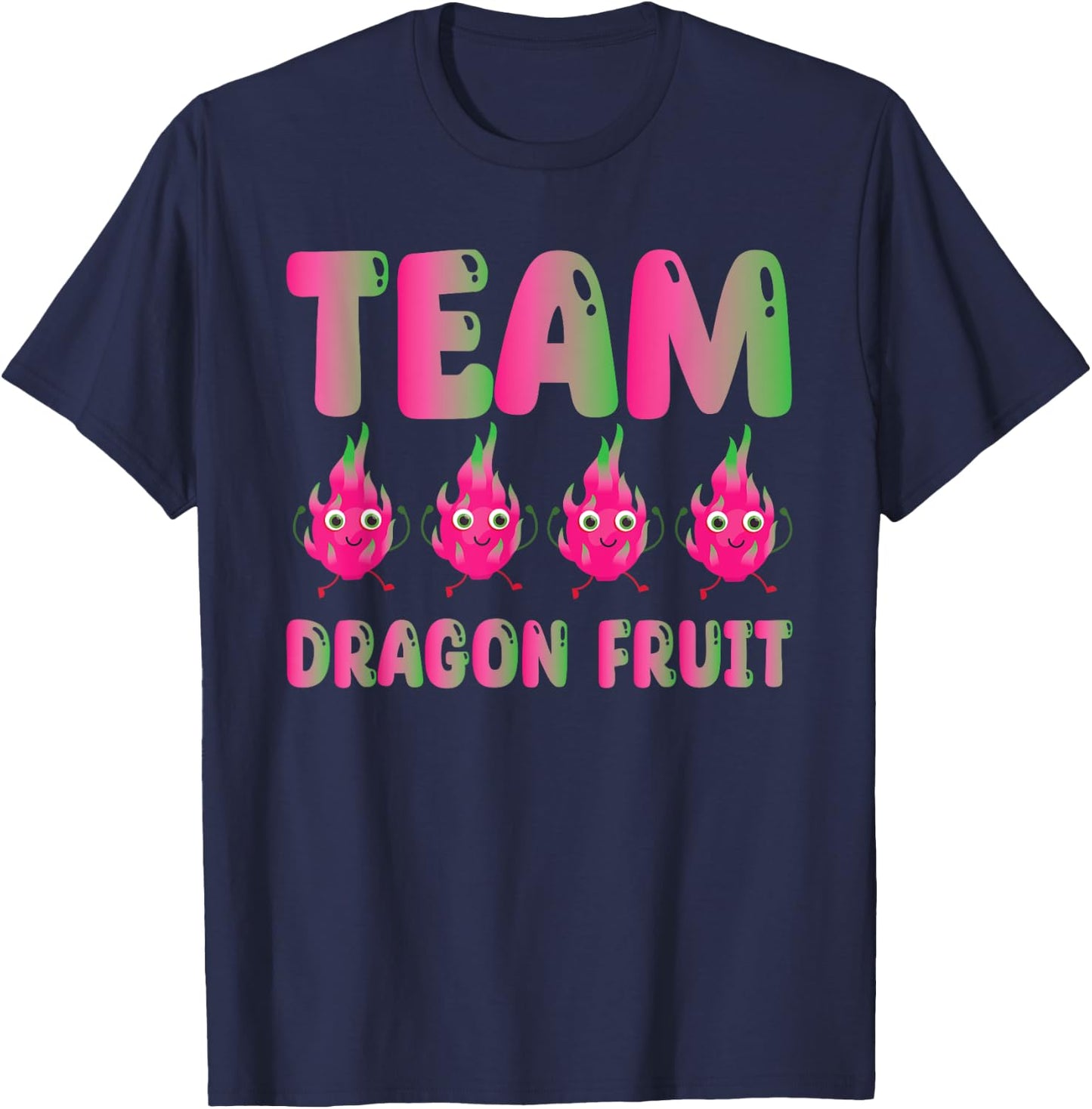 Funny Team Dragon Fruit Costume Love Tropical Food T-Shirt - T-Shirt | Navy