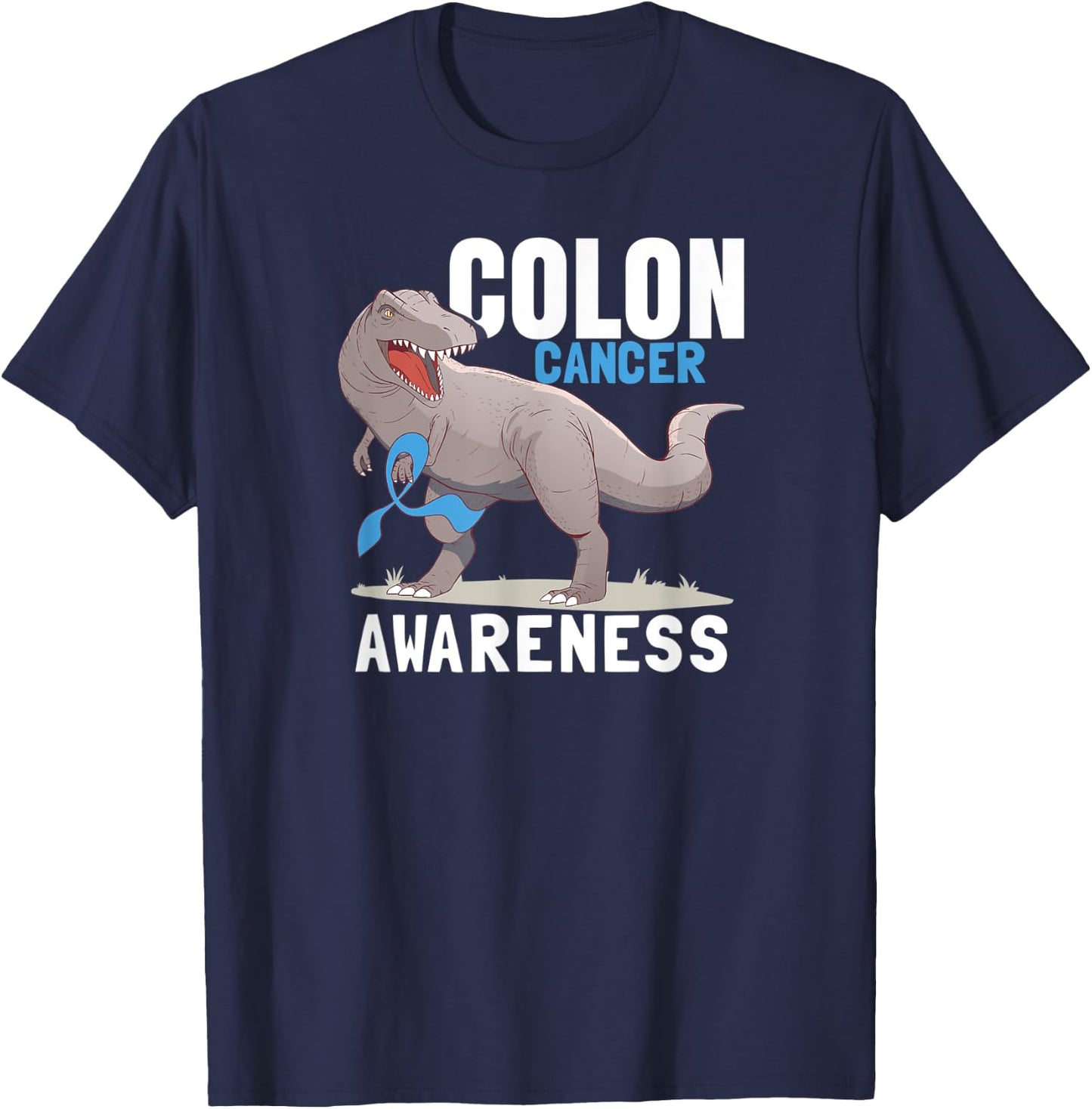 Colon Cancer Awareness Kids T-Shirt - T-Shirt | Navy