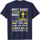 Bible Reader Religious Pastor Scripture Christian Believer T-Shirt - T-Shirt | Navy