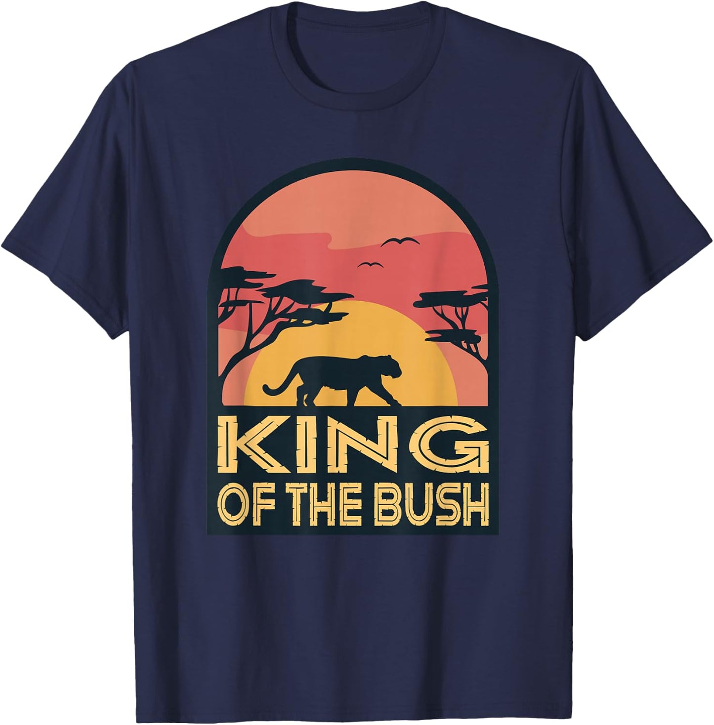 Safari Family Vacation Design For An African Jungle Tour T-Shirt - T-Shirt | Navy