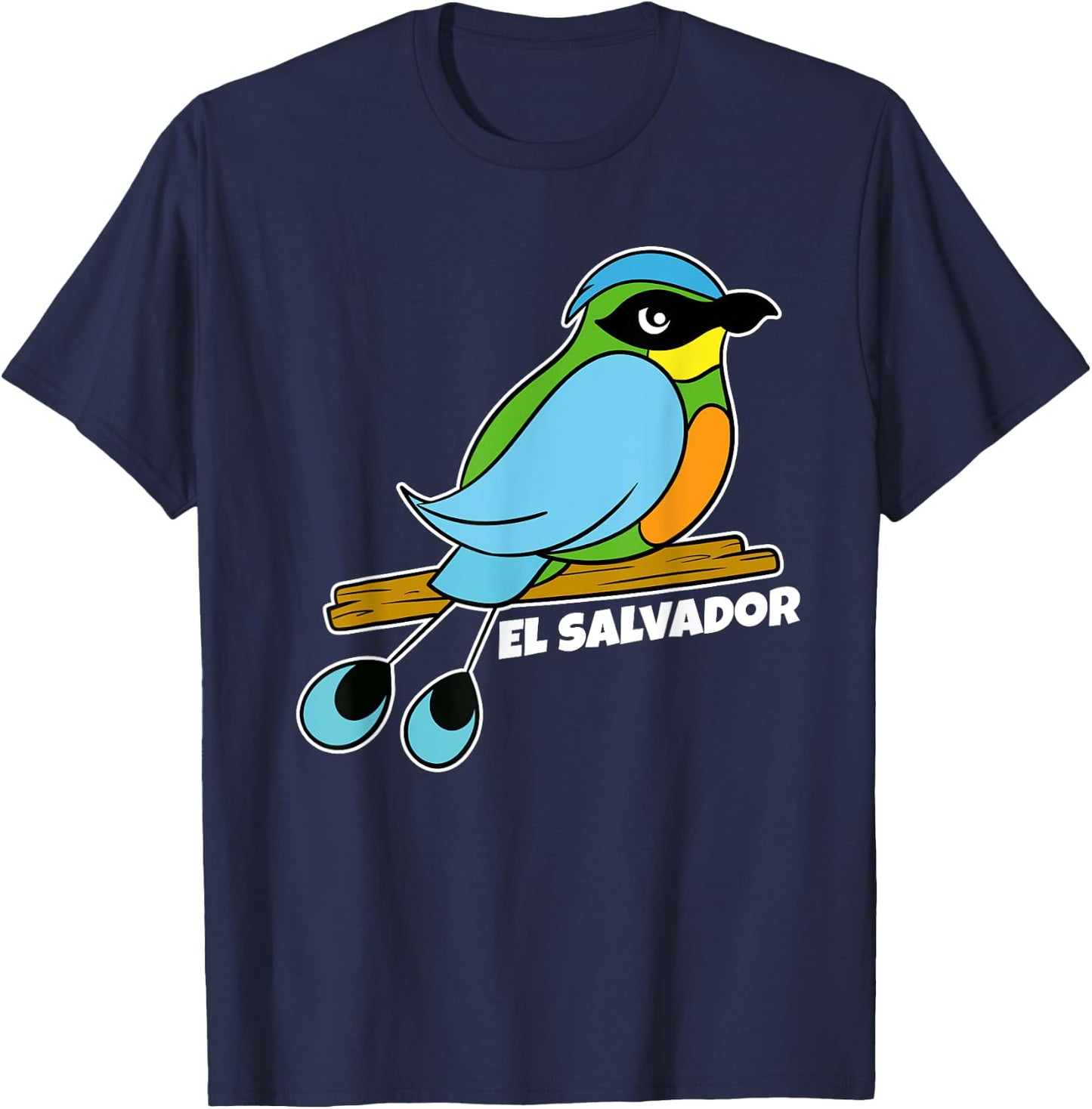 El Salvador Torogoz - El Salvadorean Nacional, Bird Torogoz T-Shirt - T-Shirt | Navy