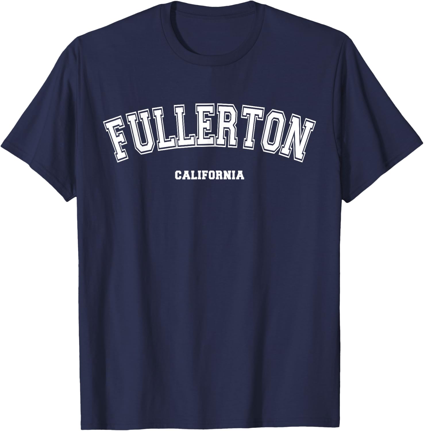 Fullerton California T-Shirt - T-Shirt | Navy