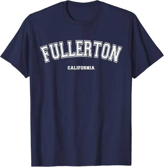 Fullerton California T-Shirt - T-Shirt | Navy