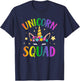 Unicorn Squad Costume Cute Unicorn Lover Gifts Girls Women T-Shirt - T-Shirt | Navy