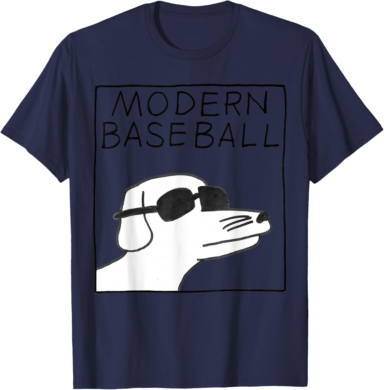 Modern Baseball Logo T-Shirt - T-Shirt | Navy