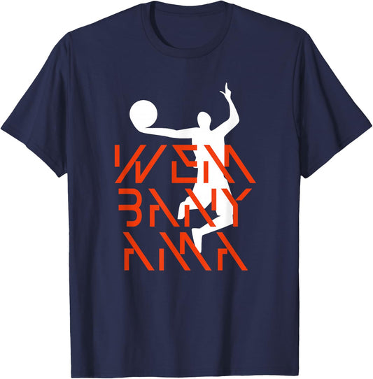 Wembanyama Basketball Amazing Gift Fan T-Shirt - T-Shirt | Navy