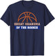 Great Grandma of Rookie 1st Birthday Basketball Theme T-Shirt - T-Shirt | Navy