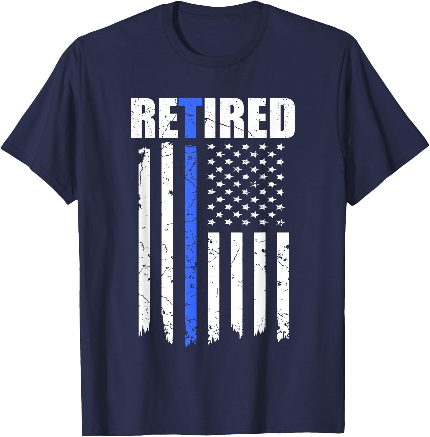 Retirement Police Officer 2022 Shirt, Retired Police Officer T-Shirt - T-Shirt | Navy