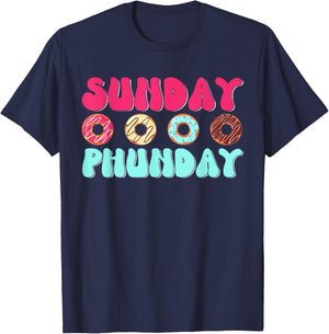 Sunday Phunday Phish Donuts for Family Bakers T-Shirt - T-Shirt | Navy