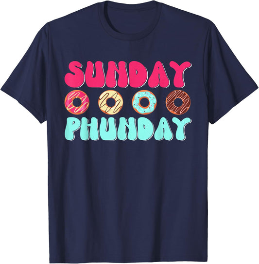Sunday Phunday Phish Donuts for Family Bakers T-Shirt - T-Shirt | Navy