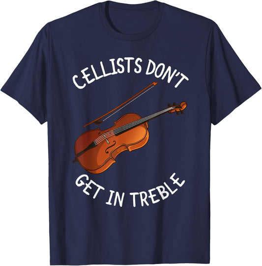 Best Cello Art Women Music Lover Musician Cellist T-Shirt - T-Shirt | Navy