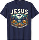 Jesus Best Camp Counselor Ever Church Camp T-Shirt - T-Shirt | Navy