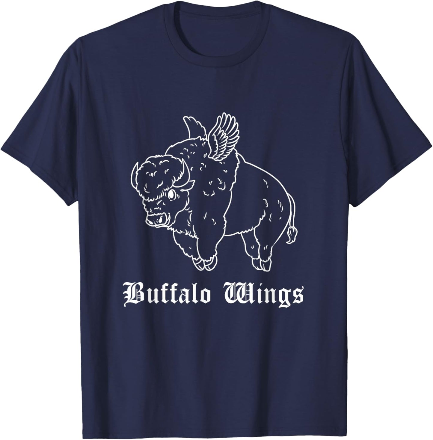 Buffalo Wings T-Shirt - T-Shirt | Navy