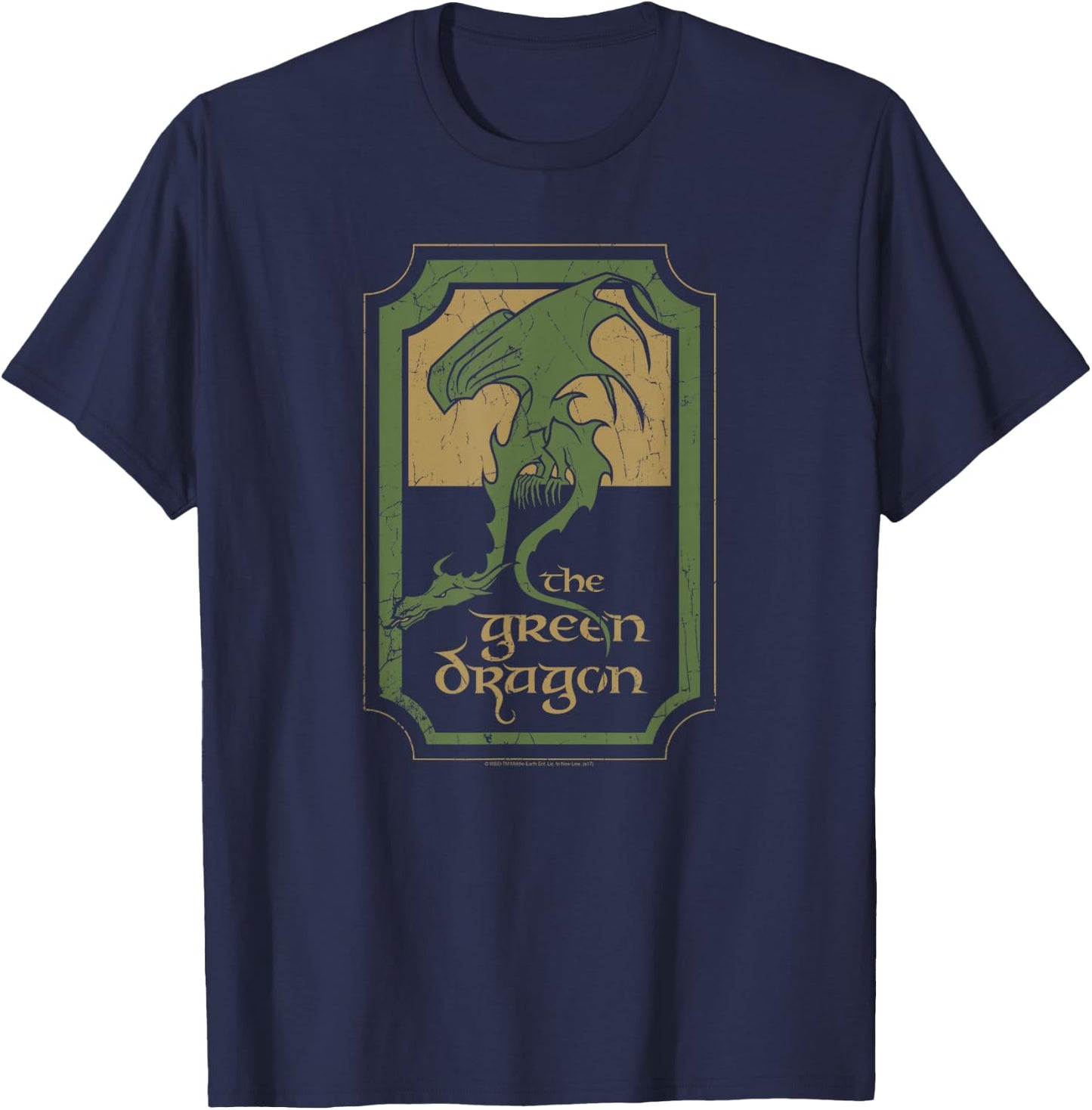 The Lord of the Rings Green Dragon Tavern T-Shirt - T-Shirt | Navy