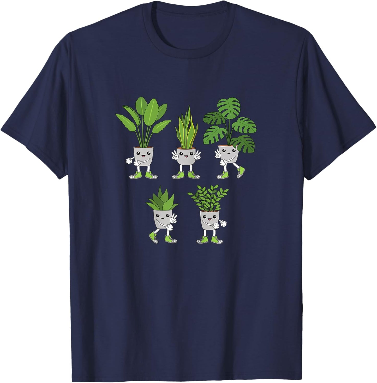 Funny Succulent Plant Lover Gardening Garden Women Girls T-Shirt - T-Shirt | Navy