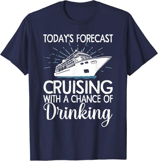 Cool Cruising Women Family Cruise Vacation Lover T-Shirt - T-Shirt | Navy