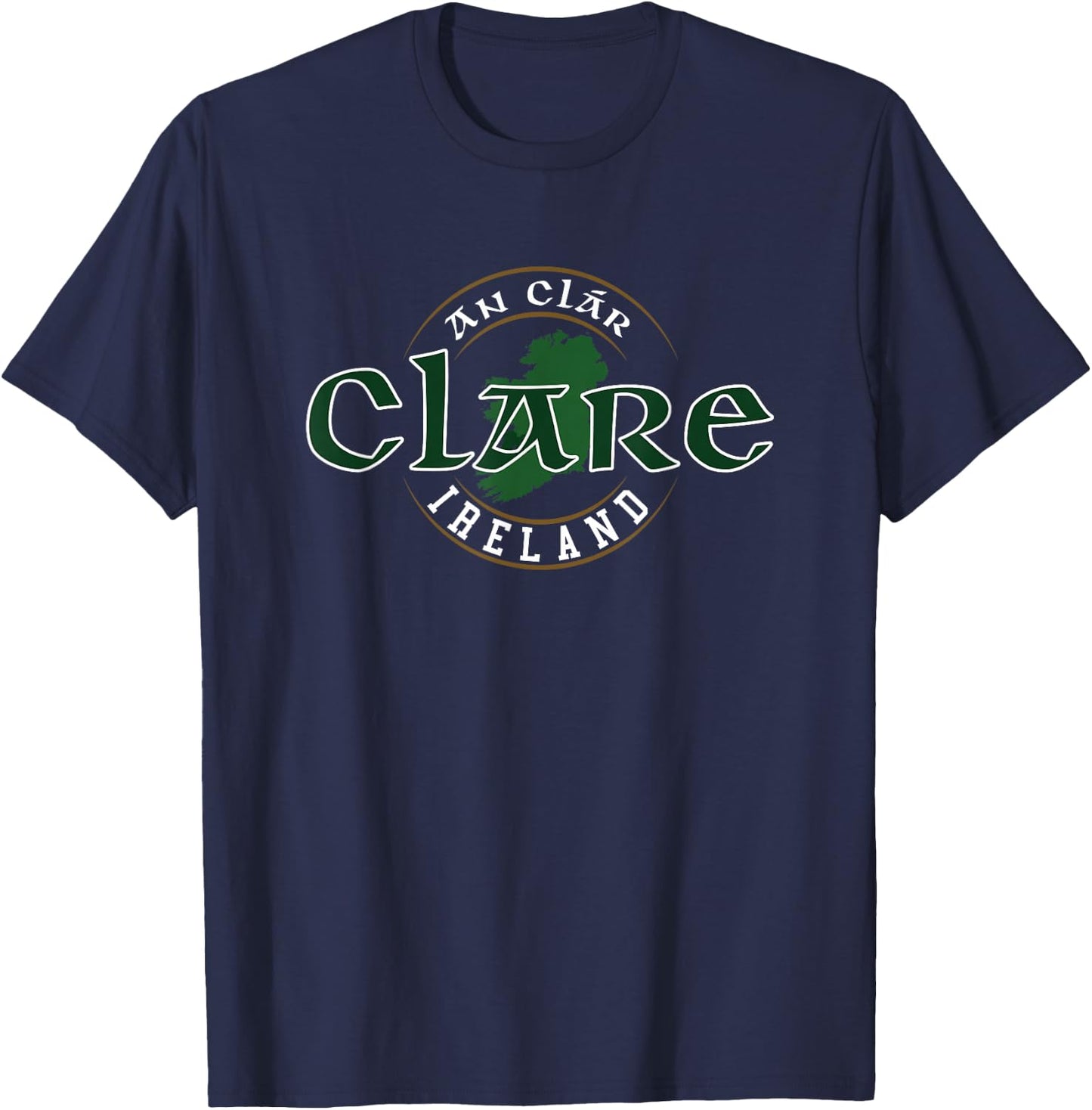 Clare Ireland Irish County T-Shirt - T-Shirt | Navy