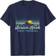 Spruce Knob Retro Clothes & Gear - Spruce Knob Souvenir T-Shirt - T-Shirt | Navy