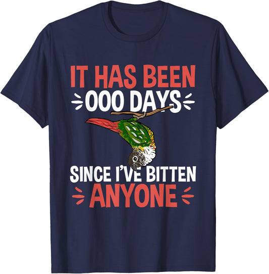 Green Cheek Conure Parrot Bird Conure T-Shirt - T-Shirt | Navy