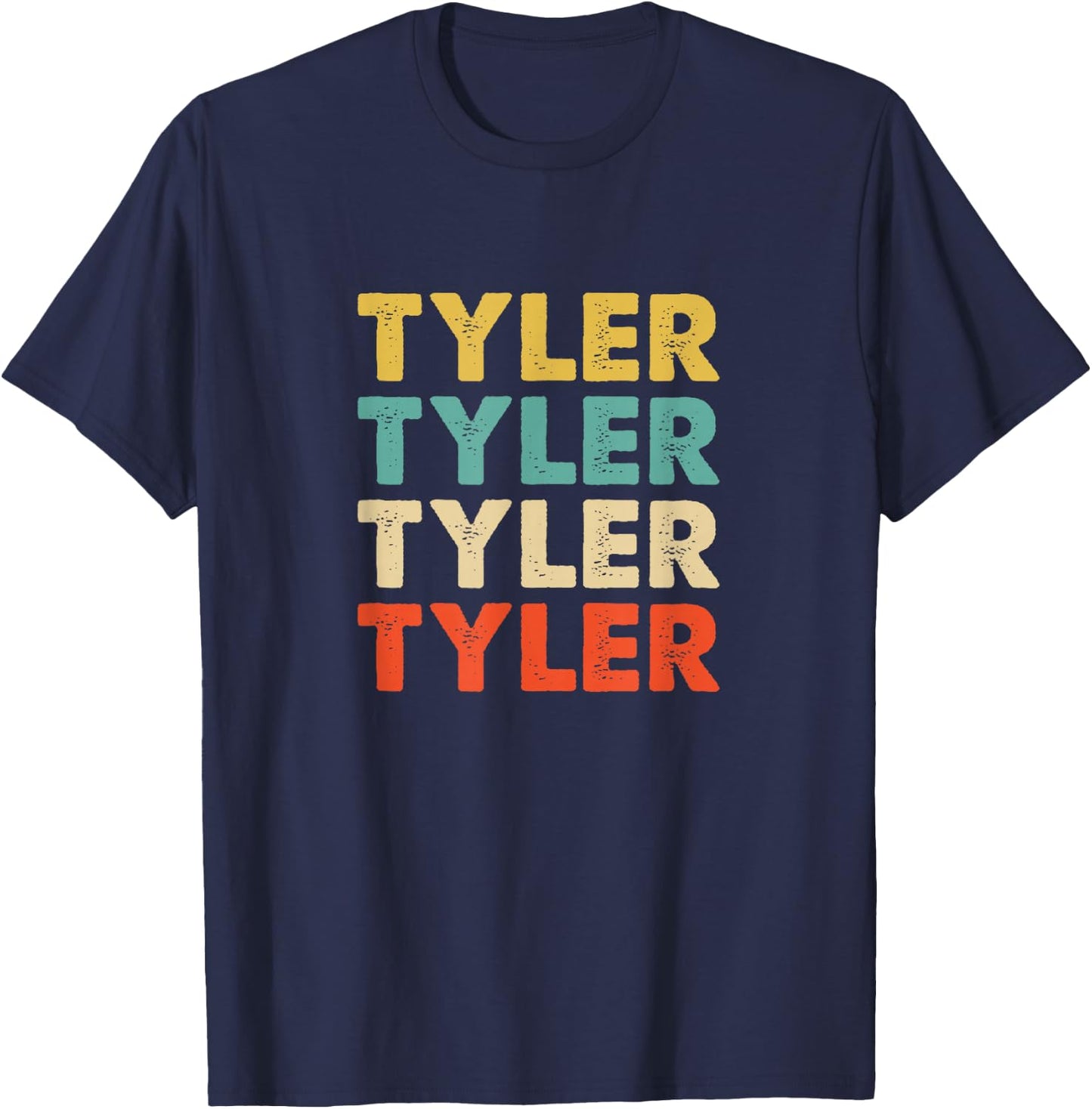 Tyler Name T-Shirt - T-Shirt | Navy