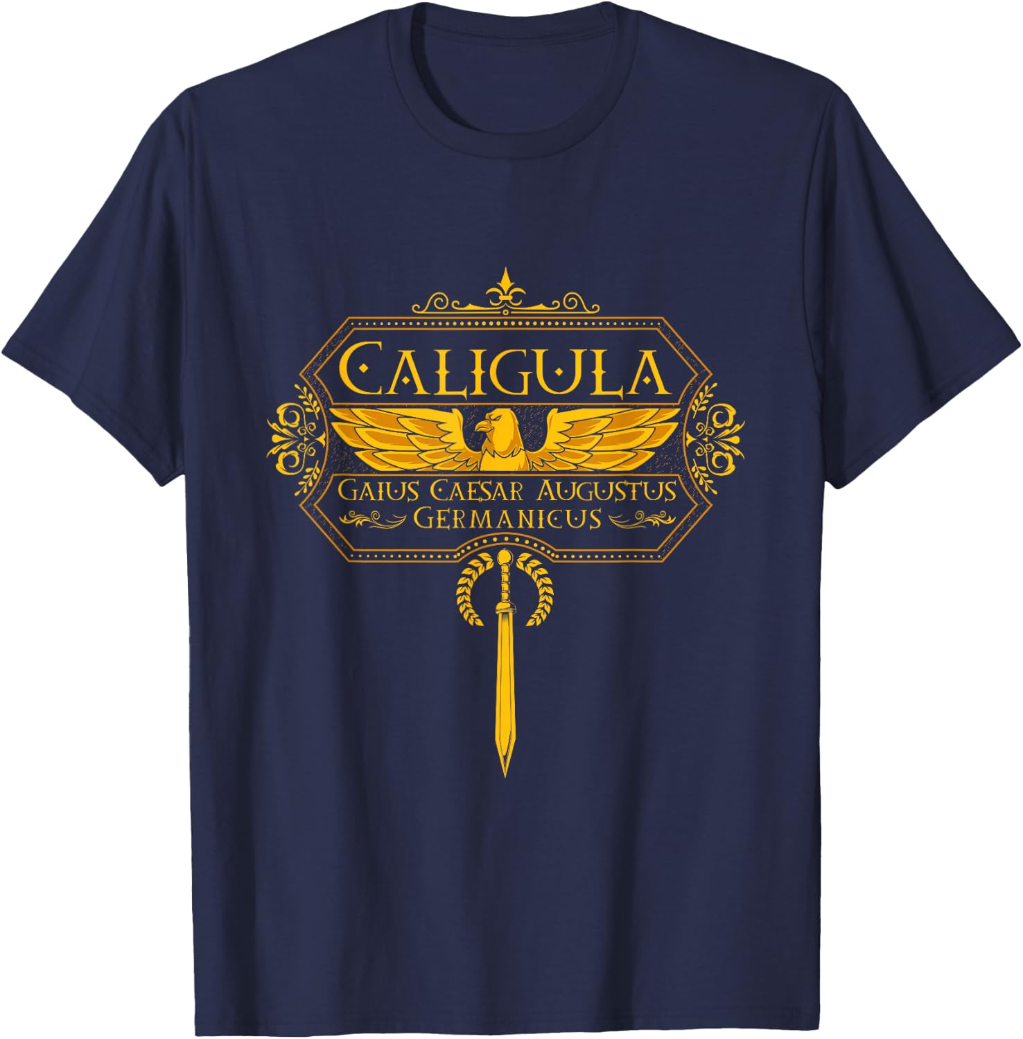 Roman Emperors - Caligula T-Shirt - T-Shirt | Navy