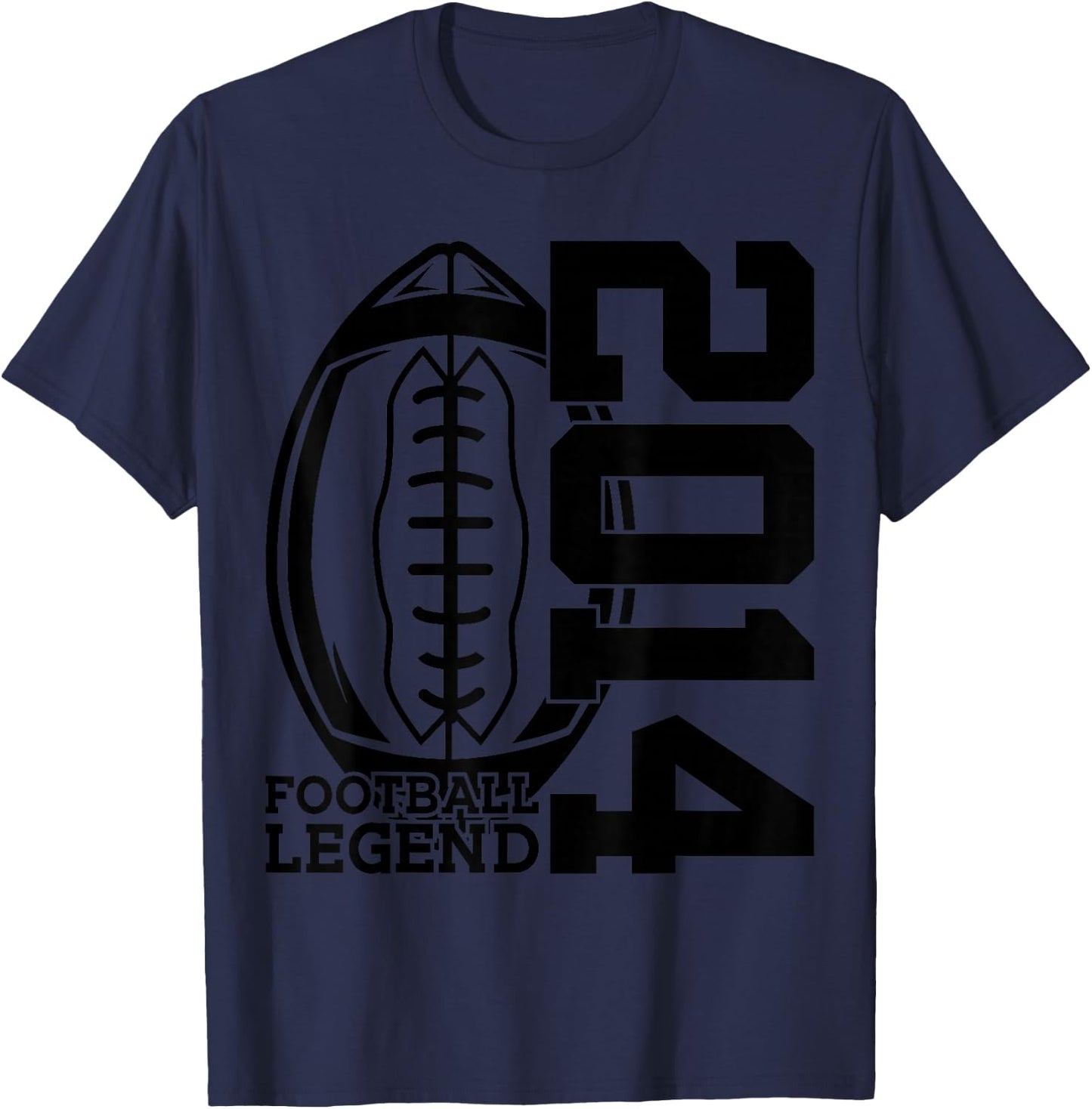 12 Years Football Legend 2014 12th Birthday T-Shirt - T-Shirt | Navy