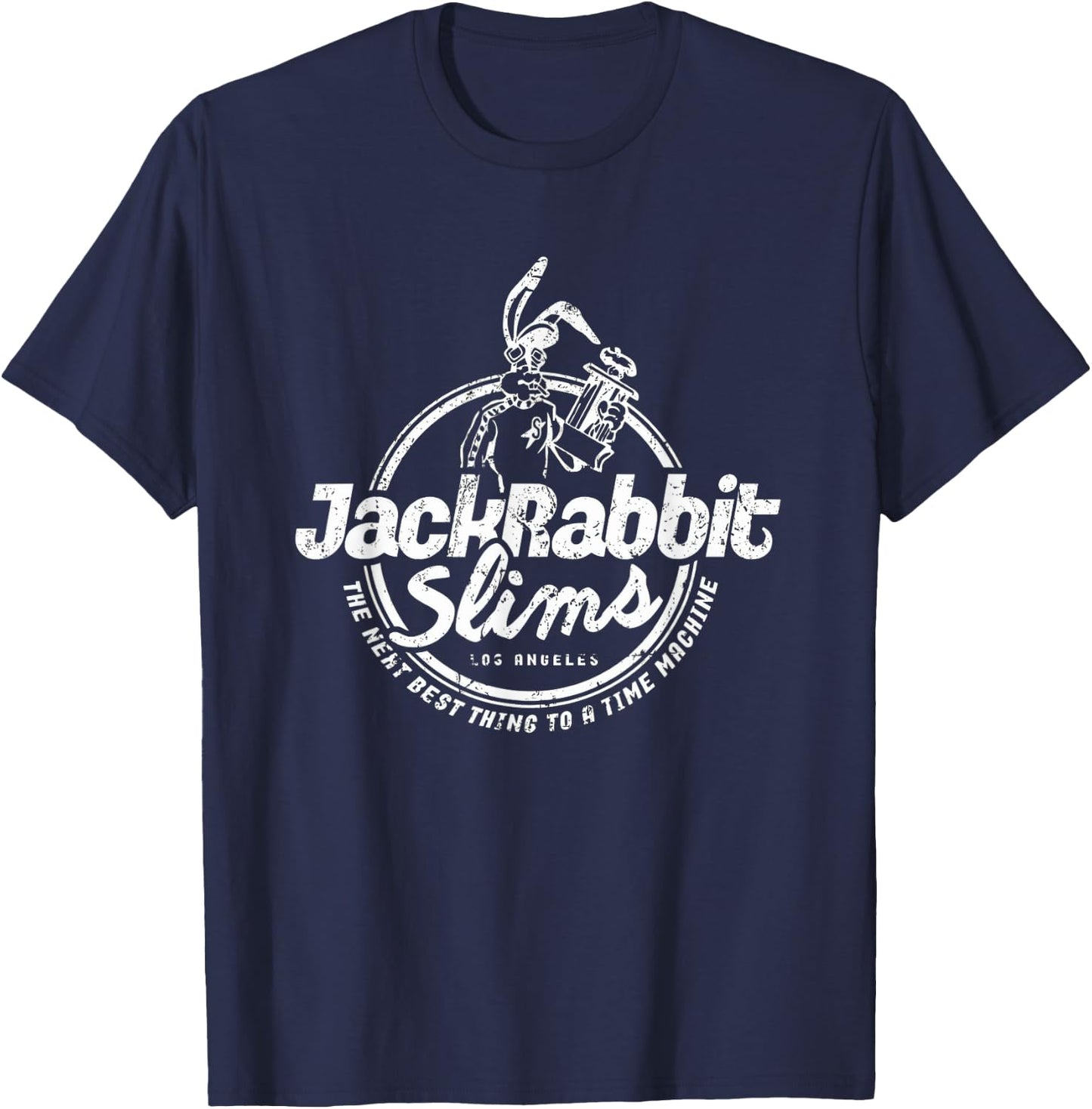 Rabbit Jack Slim's Pulp Milkshake Restaurant Retro Vintage T-Shirt - T-Shirt | Navy