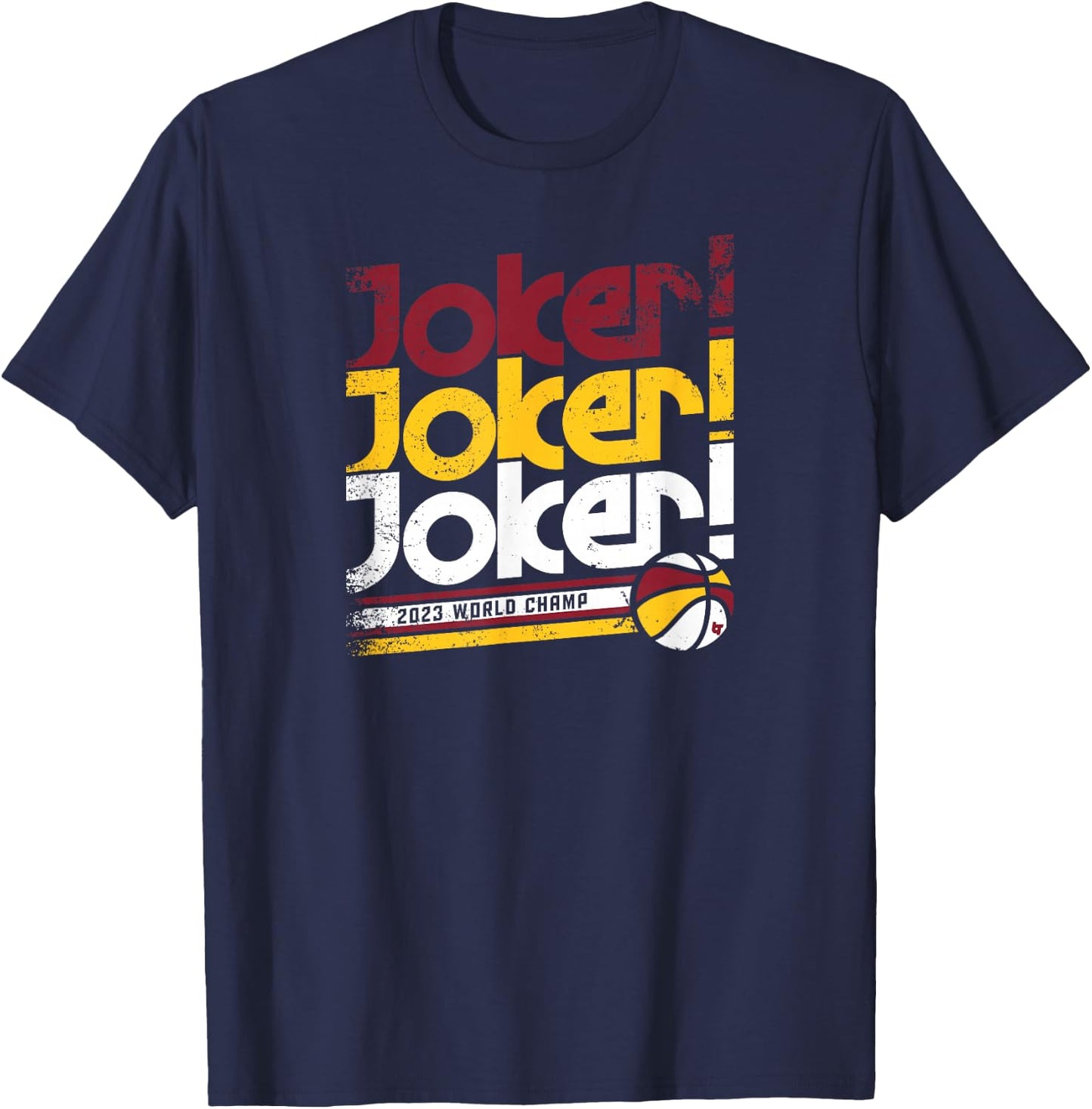 Joker Champ - Denver Basketball T-Shirt - T-Shirt | Navy