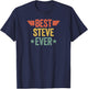 Best Steve Ever T-Shirt - T-Shirt | Navy