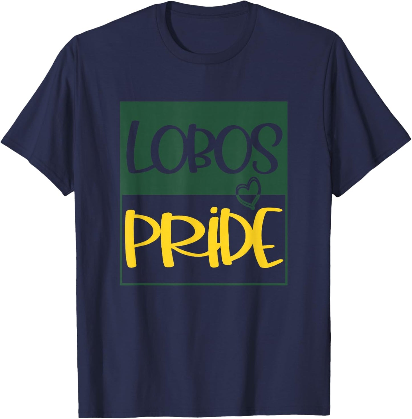 Longview Lobos - Lobos Pride T-Shirt - T-Shirt | Navy