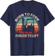 Born Fork Forced Lift | Warehouse | Forklift Operator T-Shirt - T-Shirt | Navy