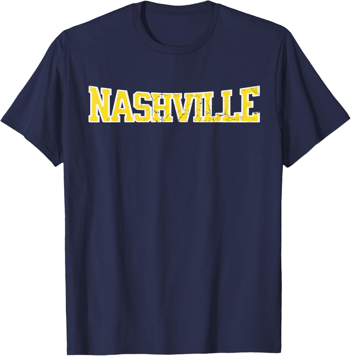 Nashville City Soccer yellow T-Shirt - T-Shirt | Navy